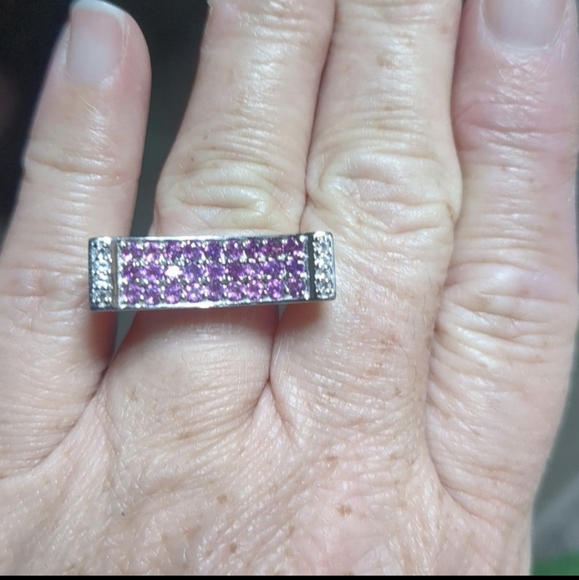 Pink Tourmaline Ring sz-6.5 - Picture 3 of 6
